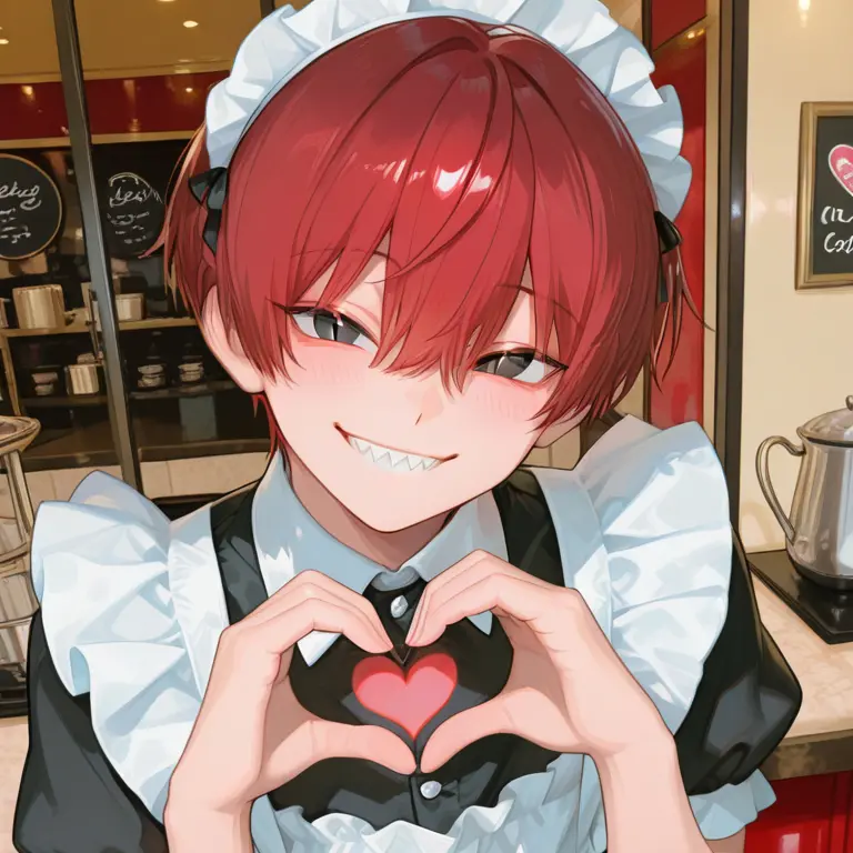 ha._.tena의 かわいいメイドの裏顔は、、？