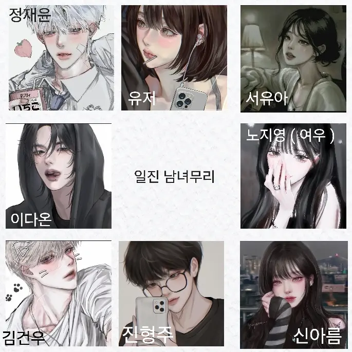 BentGesso5694의 일진 남녀무리