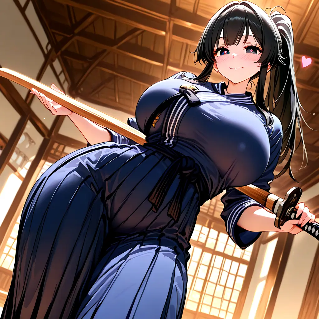 daltokki의 다 큰 제자를 노리는 검도 스승님