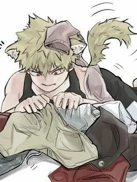 sakidetachmentqueen의 katsuki bakugo (dog hybrid)