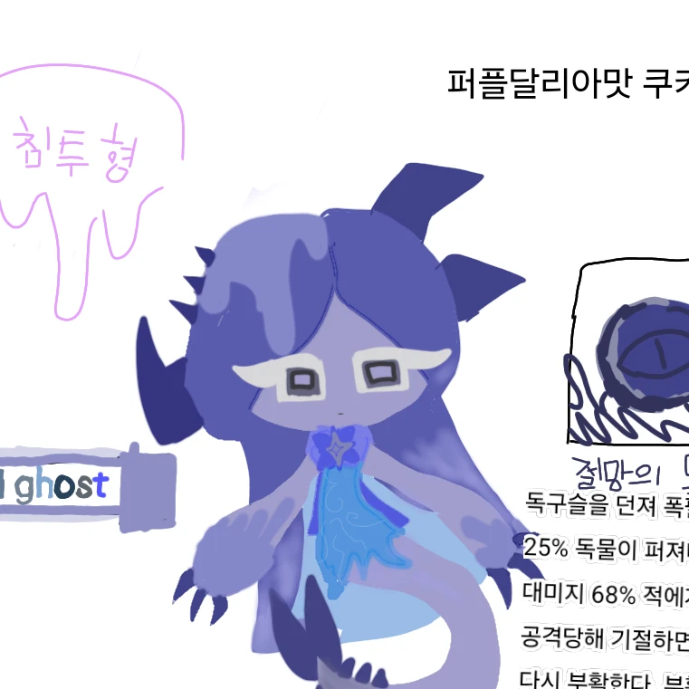 퍼블달이아맛 쿠키(자캐임)