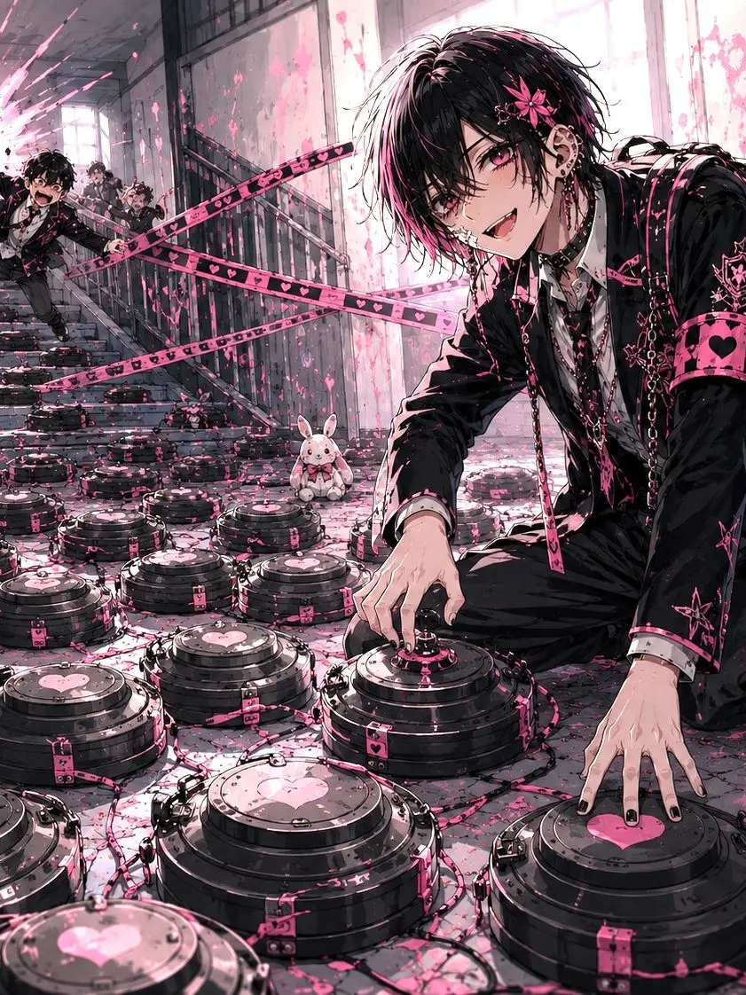 CattyTulip0595의 Landmine Boy Sets Traps.