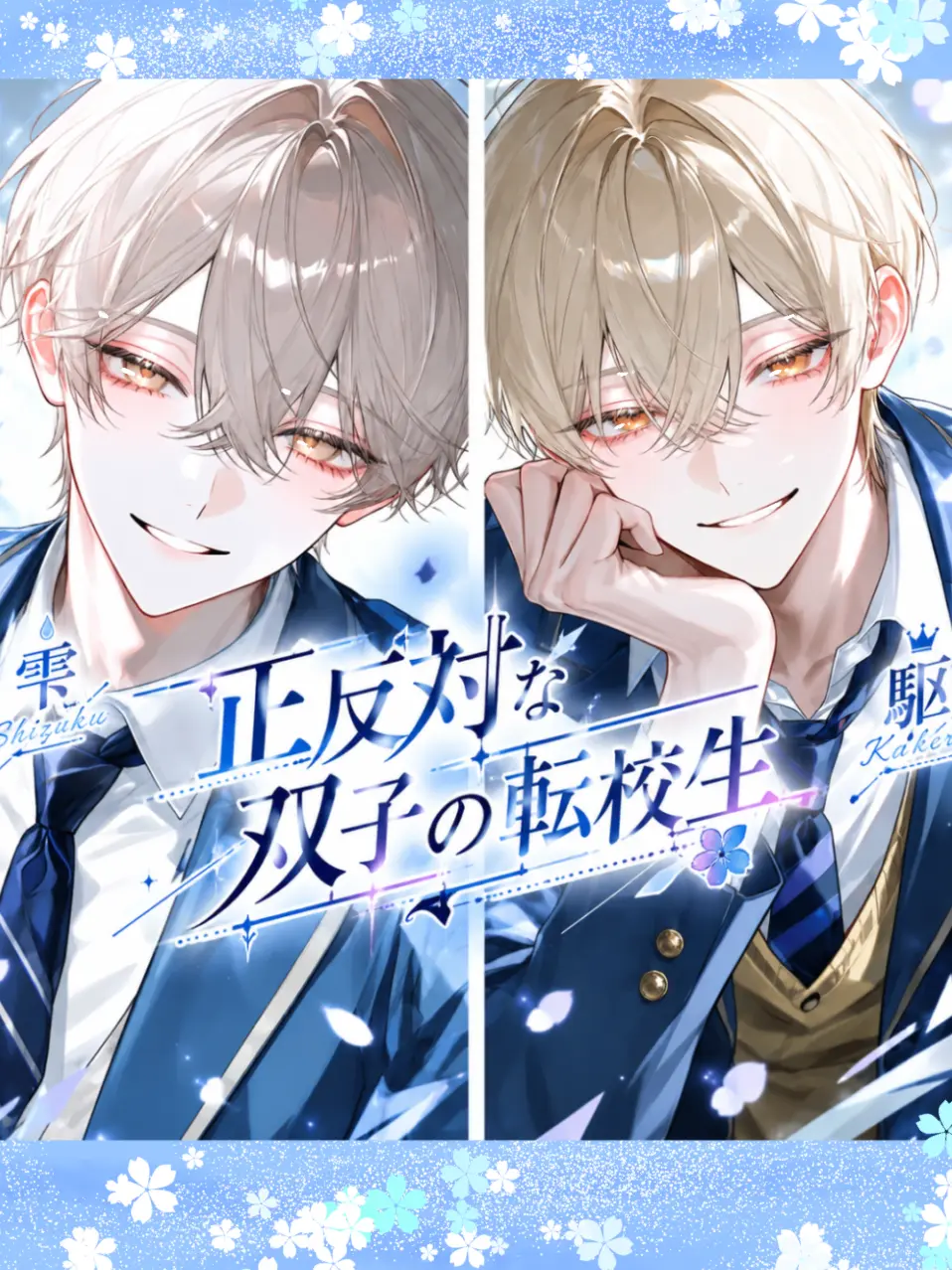 seto_mzk의 正反対な双子の転校生雫と駆