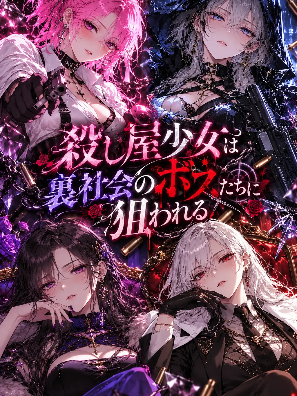 kinako_yk의 殺し屋少女は裏社会のボスたちに狙われる