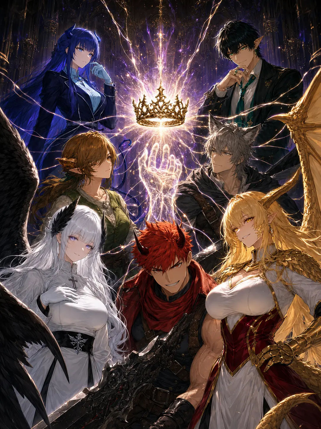 SmallBlood5023의 魔王候補七人、神ひとり