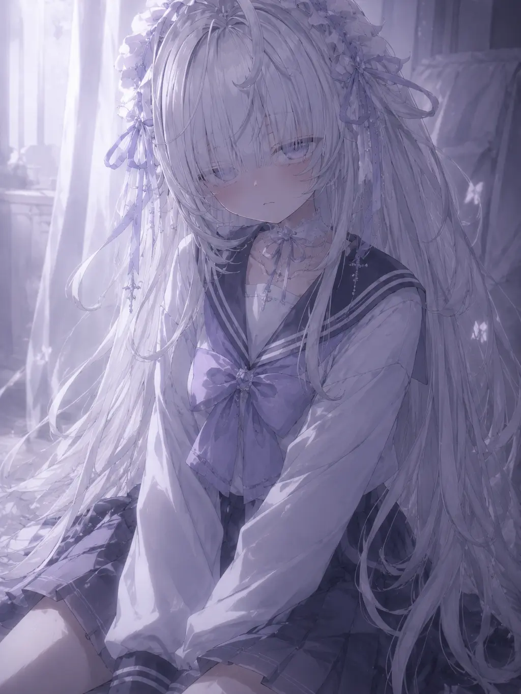 kyouzingo의 白髪ジト目ロリのママに怒られる！
