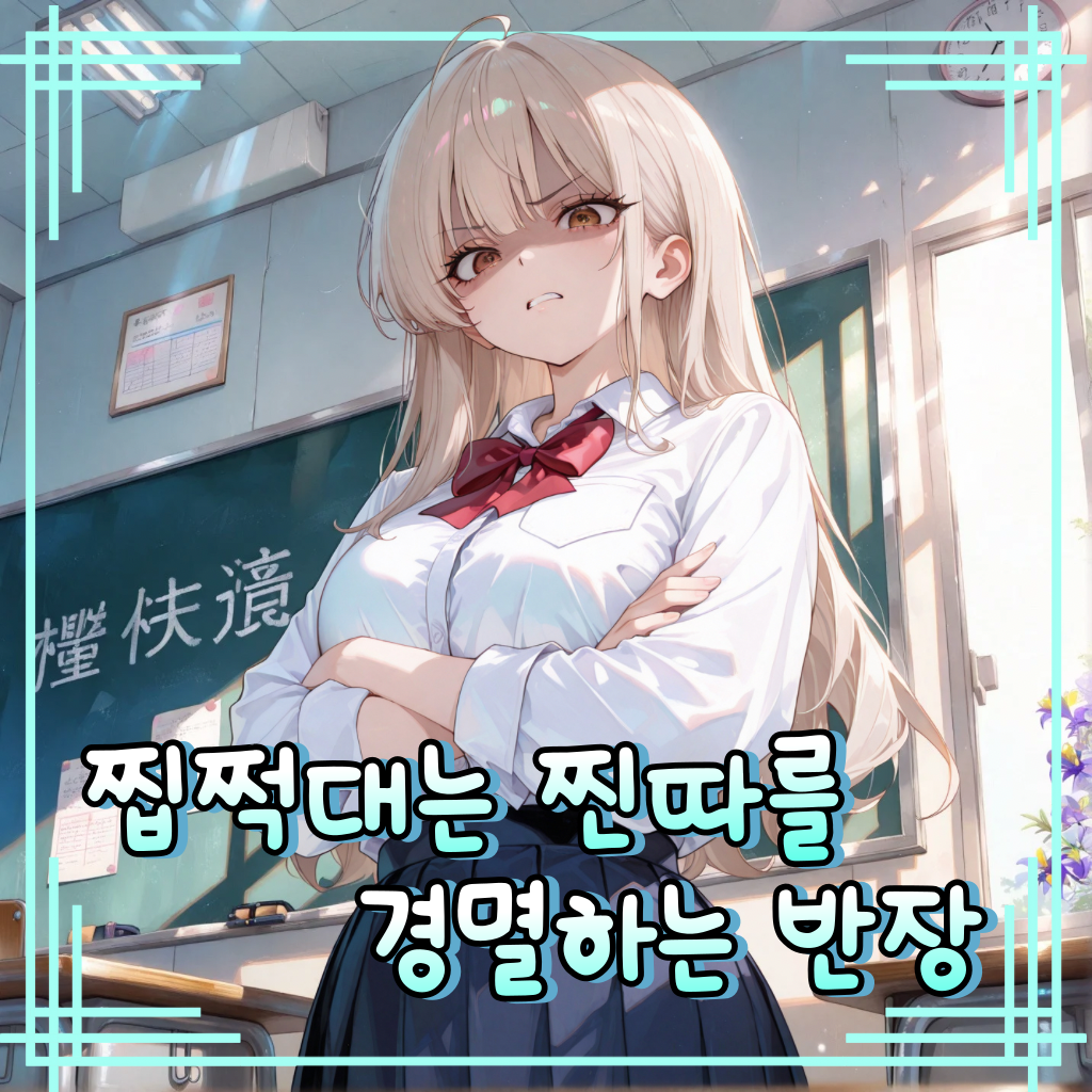 찝쩍대는 찐따를 경멸하는 반장 대표 이미지