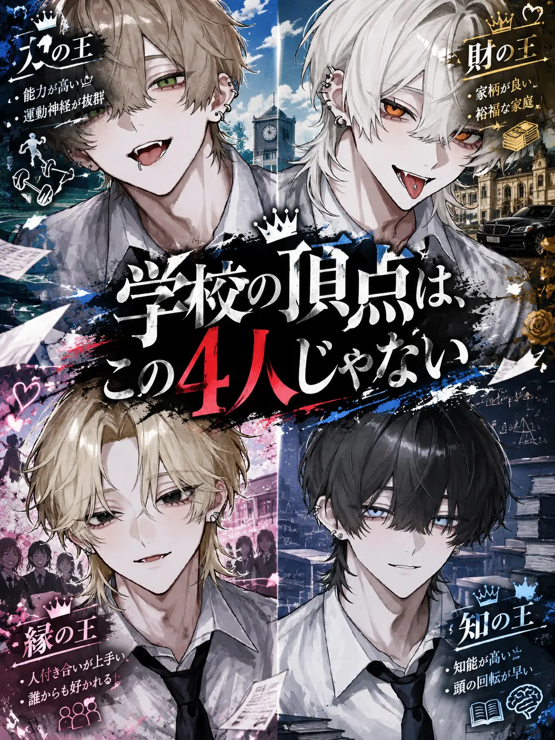 x_azu2의 学校の頂点はこの4人じゃない