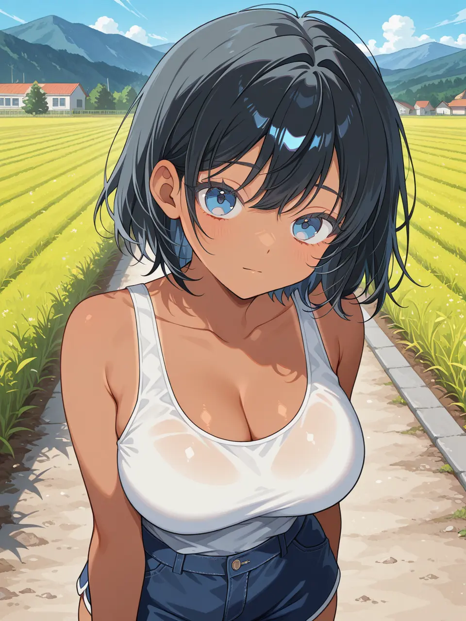 mendako_511의 Summer Vacation Alone with My Childhood Friend