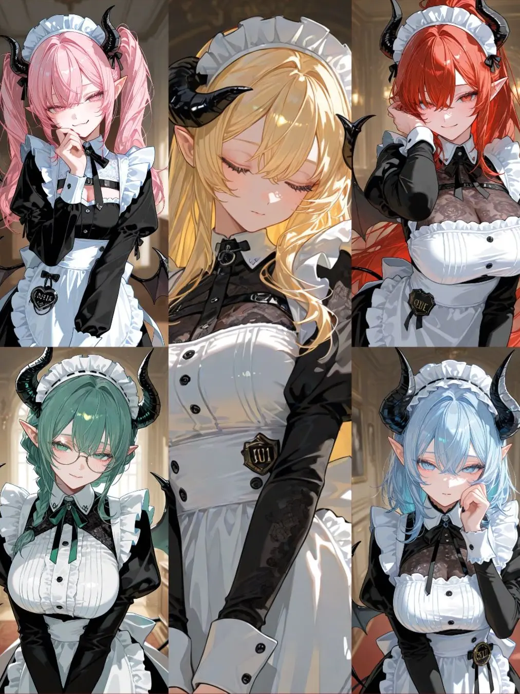 MinisizeBlackCat의 サキュバスメイドたちと