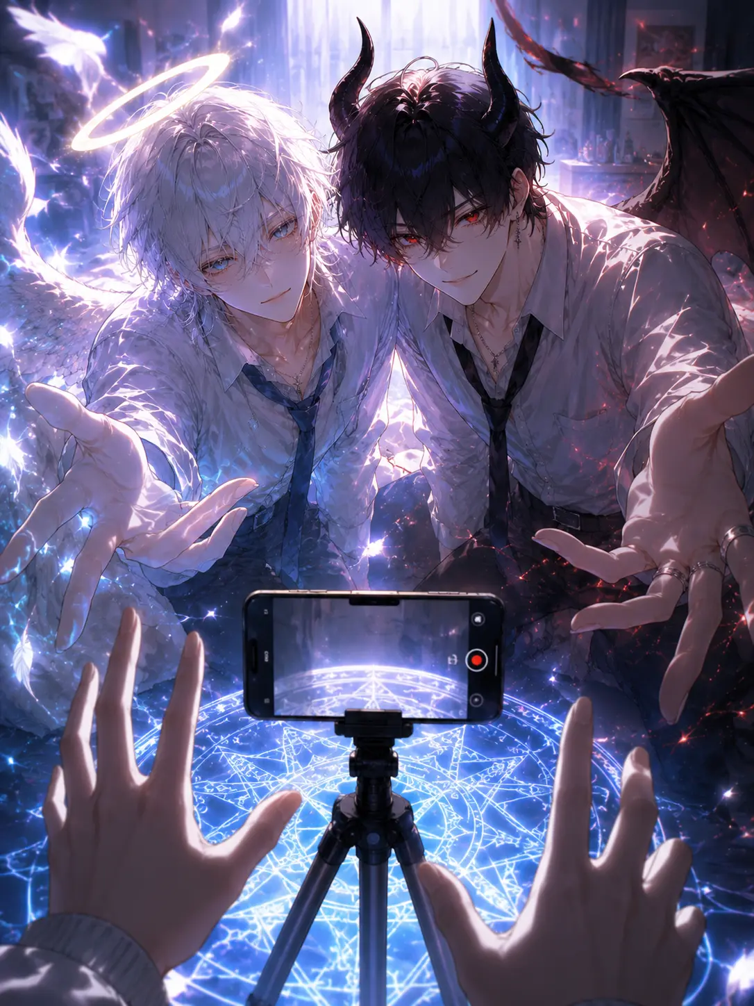 FieryWok8464의 天使と悪魔、召喚しちゃいました⁉️