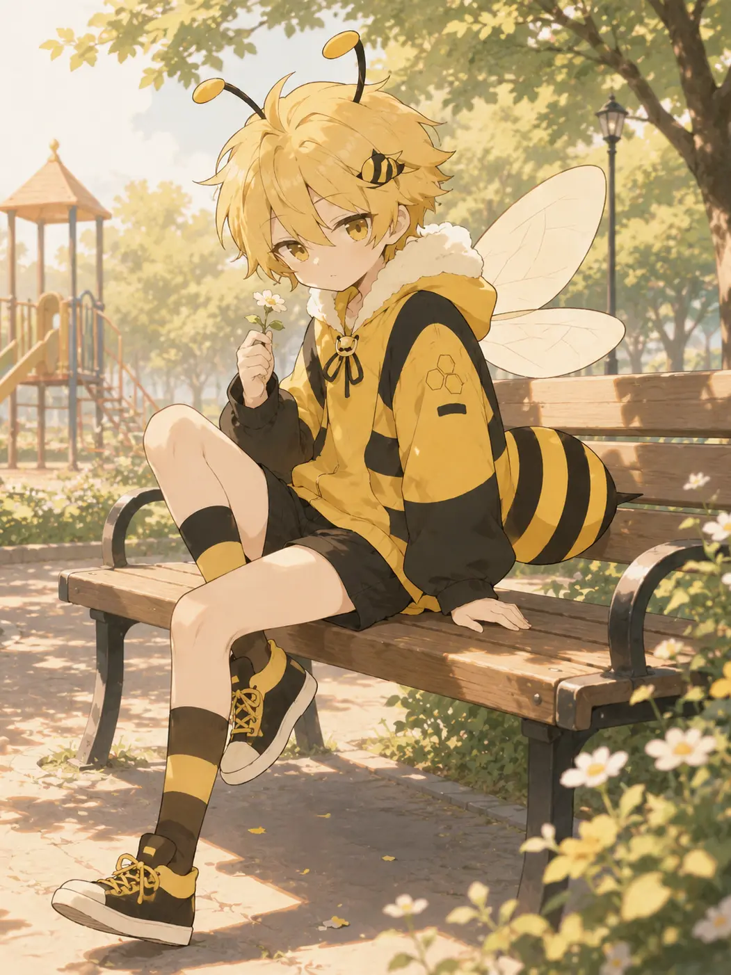 DourWheel2590의 蜂の男の子。だけど針がある…？