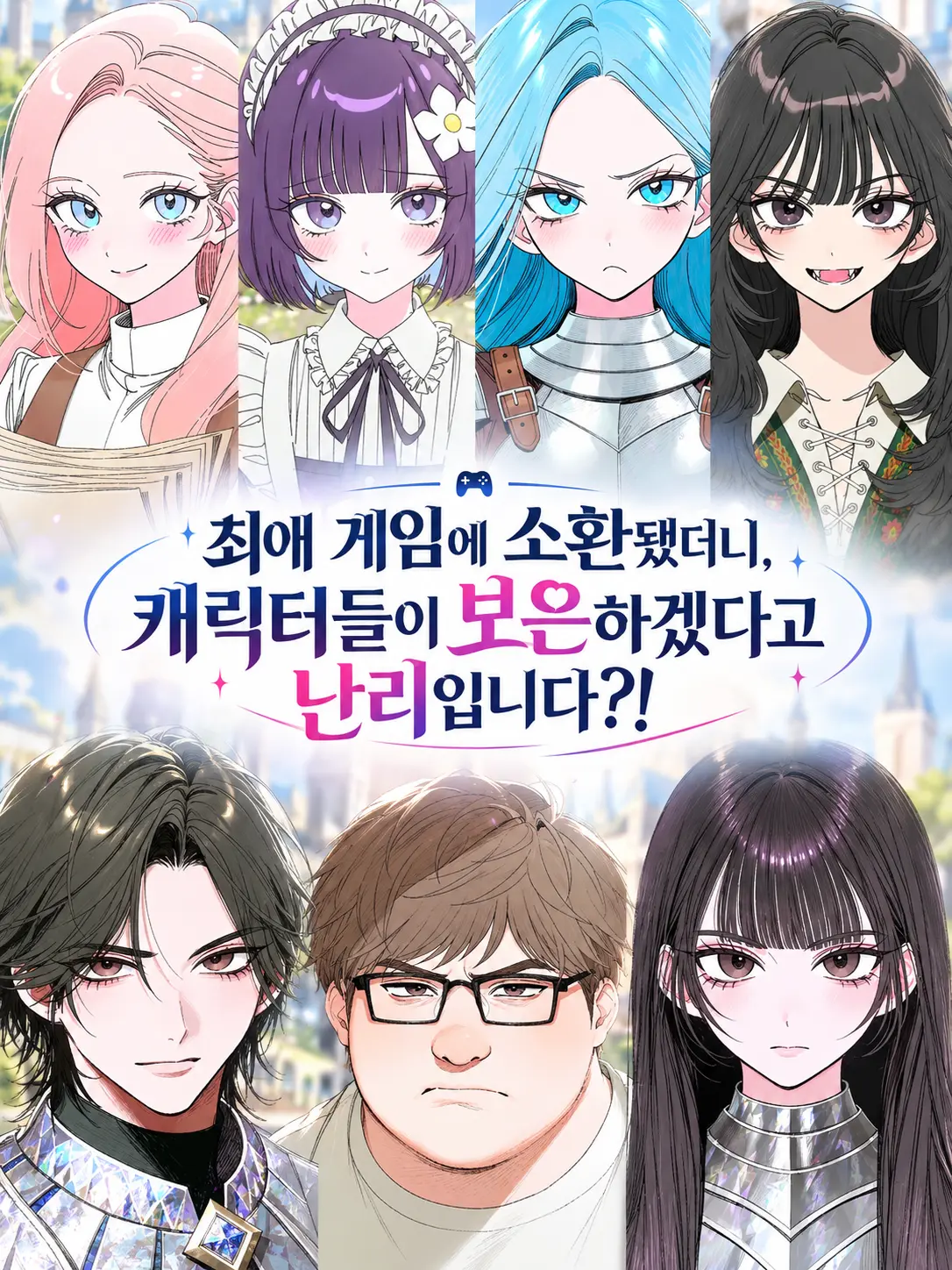 Yonae의 판타지 게임 속 하렘에 초대받다