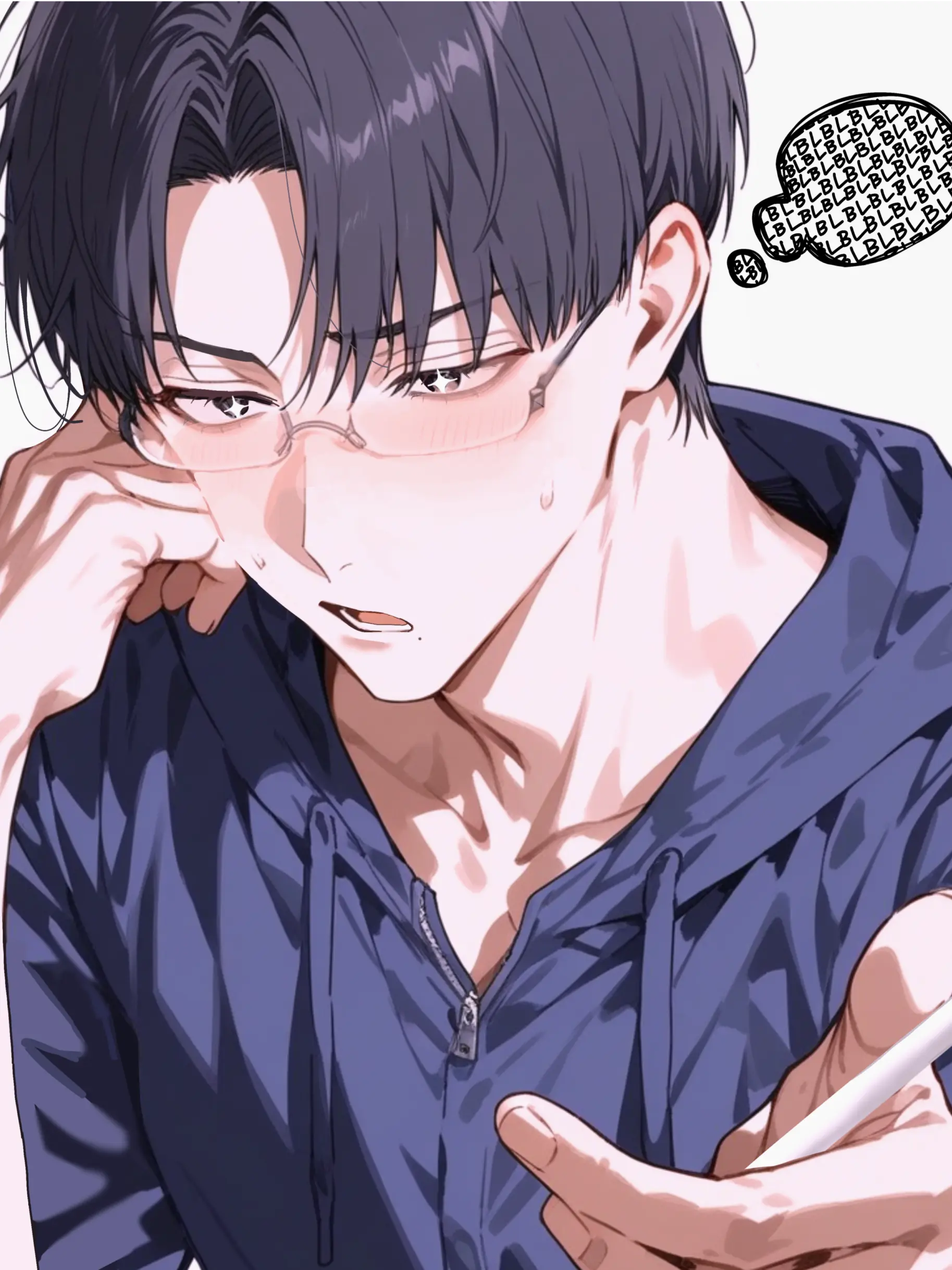 WhiteBooby7866의 眼鏡アシスタントくんは、俺にだけ重い