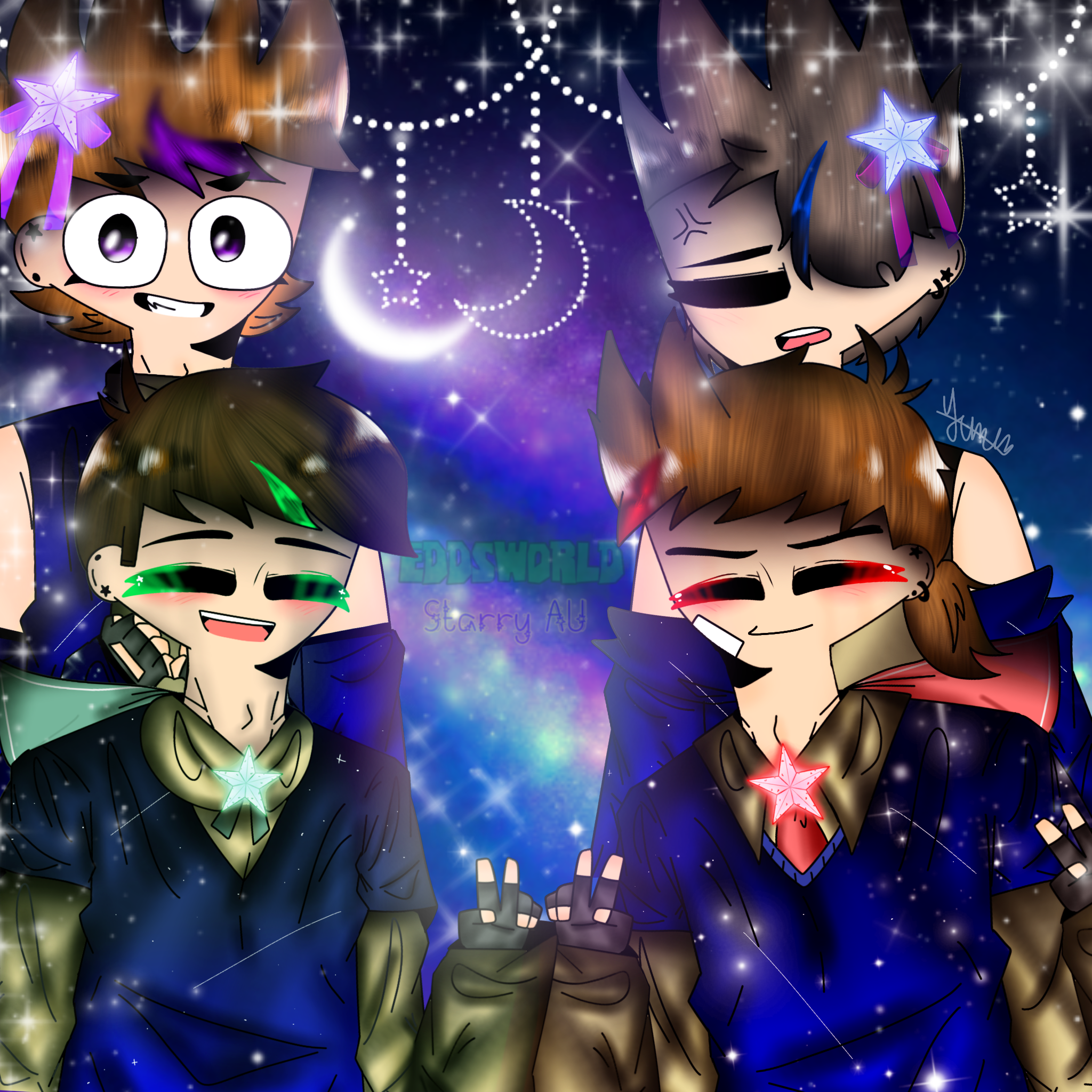 Eddsworld_Starry AU 대표 이미지