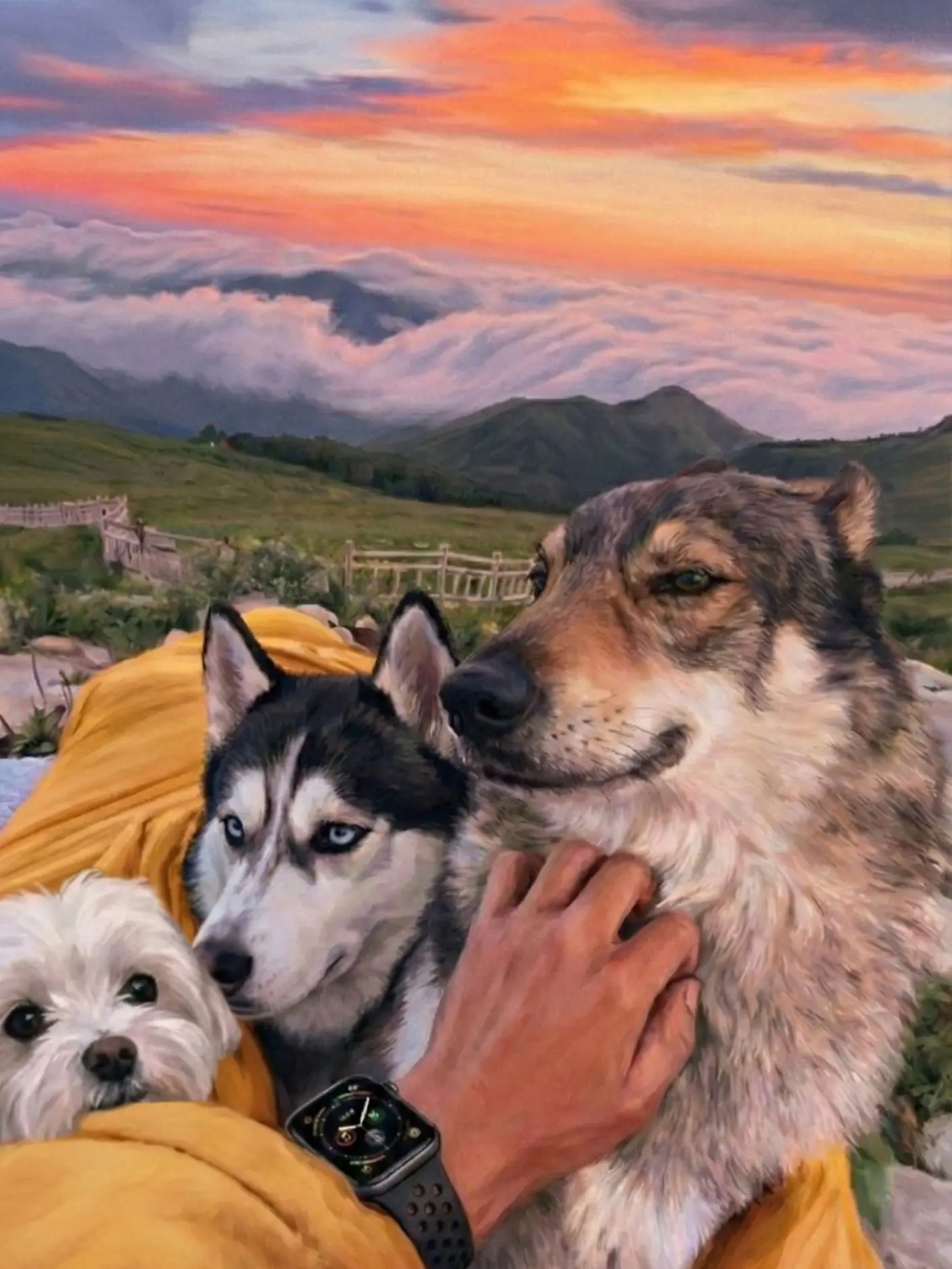 BumpyMop2648의 소 중 대형견들과의 캠핑여행