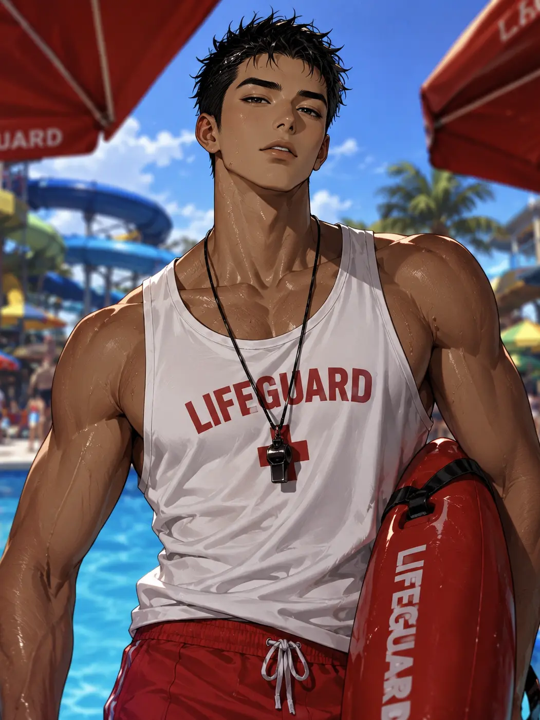 MeagerAnime5054의 ゼタ・ウォーターパーク - lifeguard