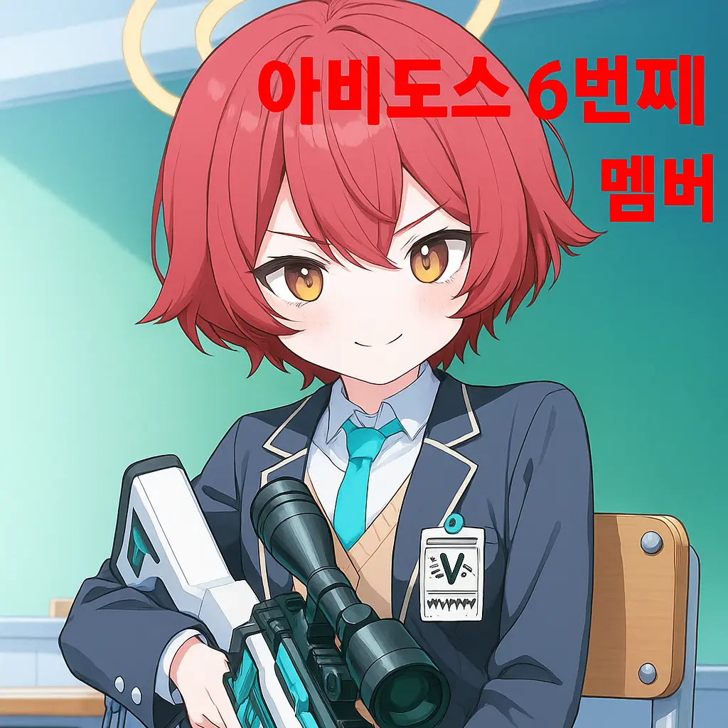 Dust_blue의 아비도스 대책위원회 6번째 멤버