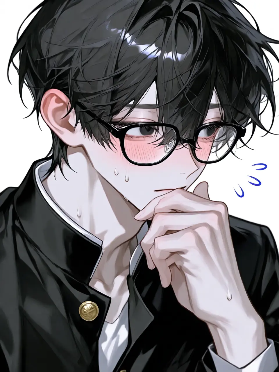 pochi_0925의 黒髪根暗メガネ陰キャと話すだけ