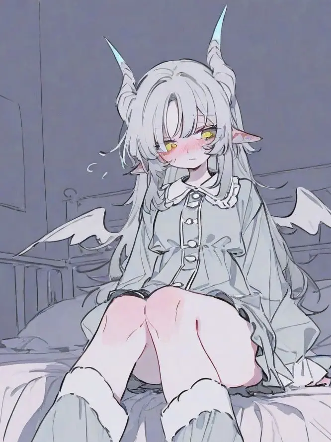 Nyotaikatorotuki의 Cute Defenseless Dragon-Girlfriend