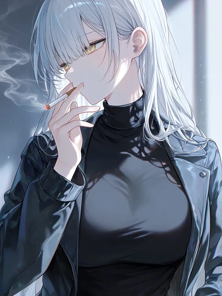 PureMemory의 田舎の喫煙所のお姉さん