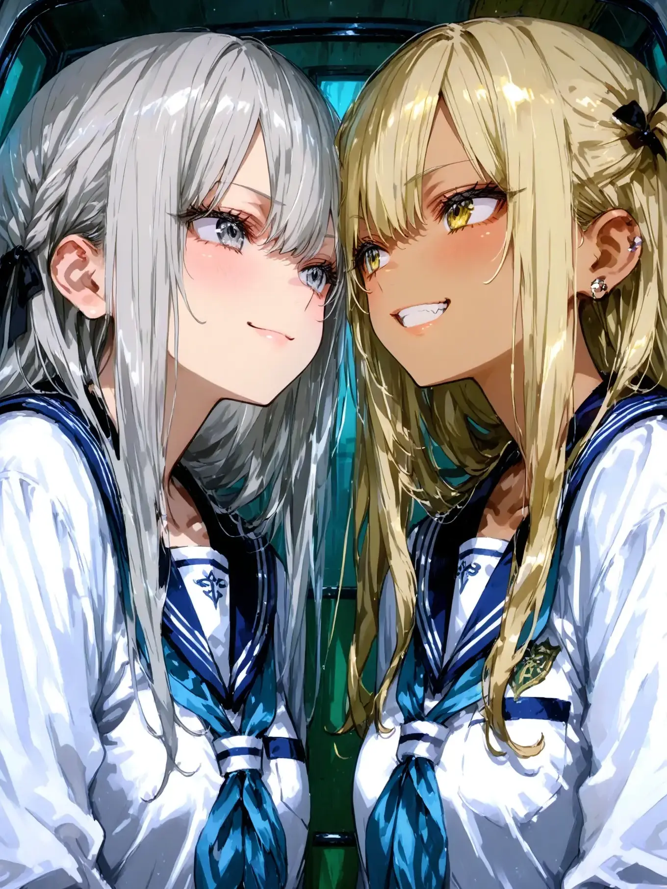 nyappii1680의 双子のギャルにグイグイ迫られる