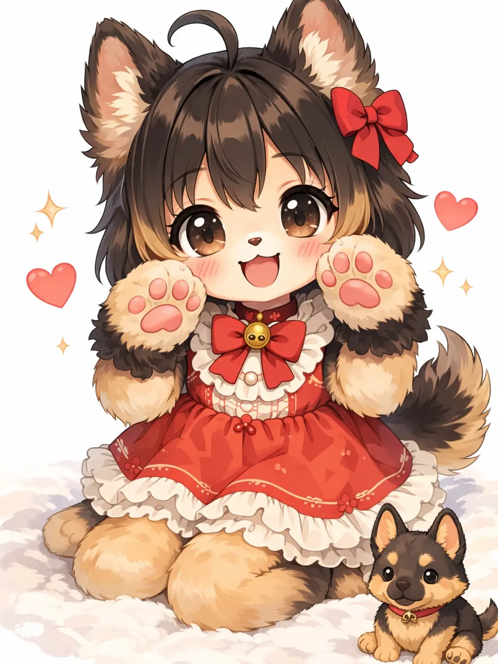 GGGURADUCK의 子犬の獣人と癒やしの時間