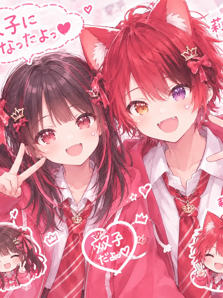 FluffyPea5515의 私たち双子です