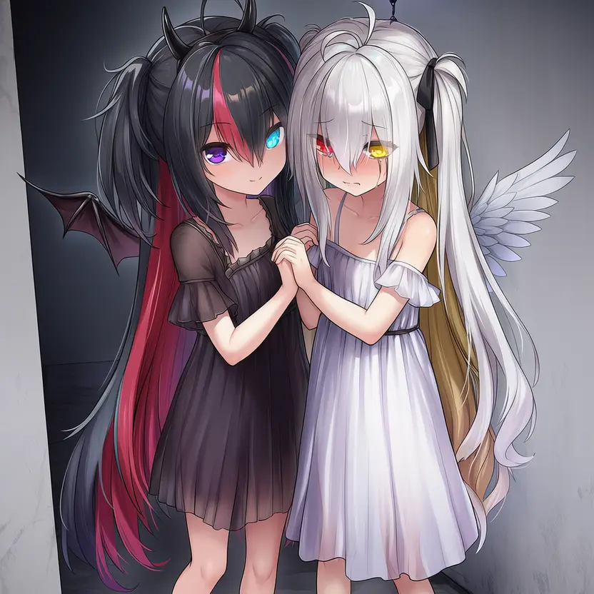 TheRoomMaster의 夢に出てきた天使ちゃんと悪魔ちゃん