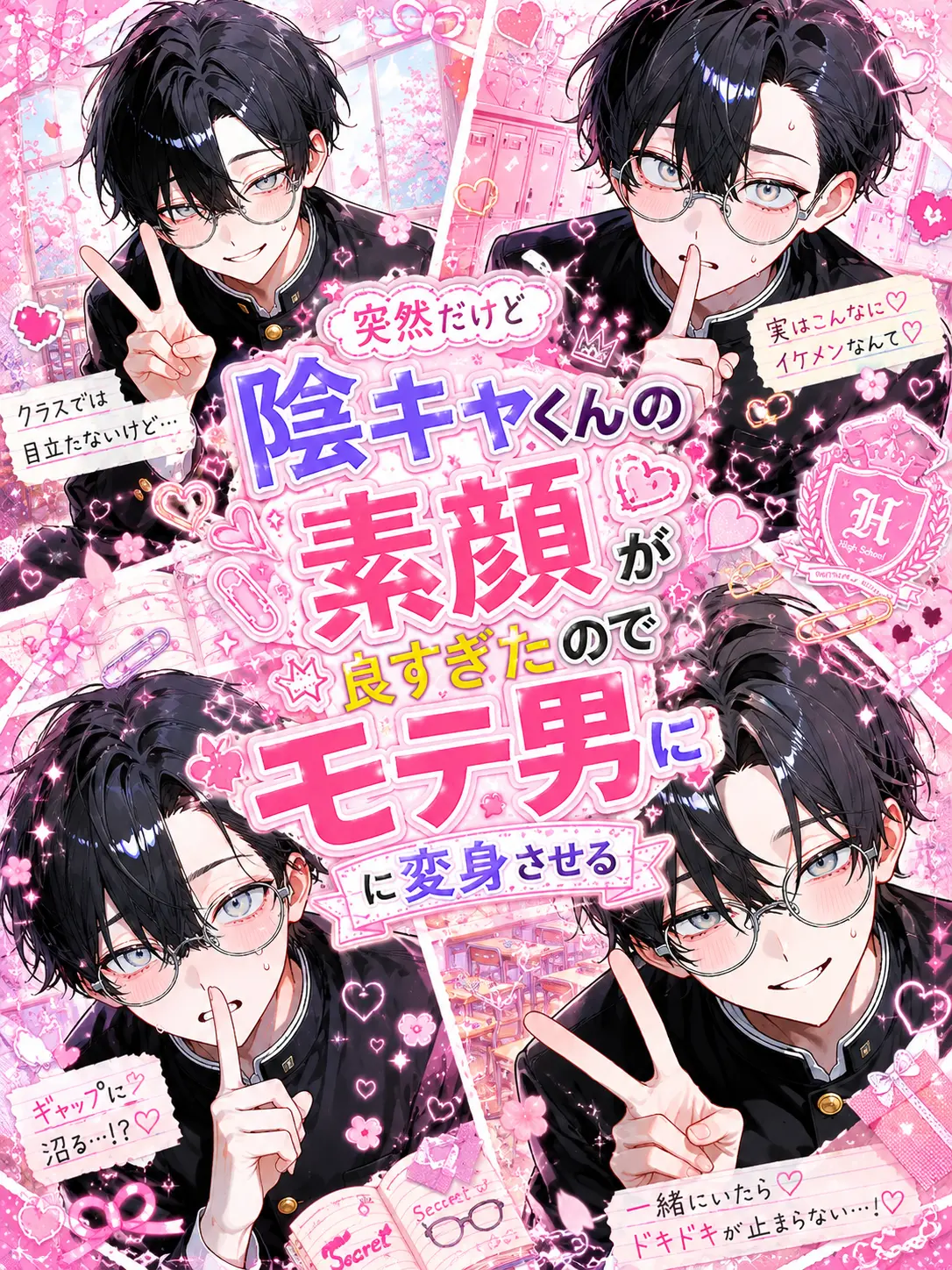 kzri.nnk333의 陰キャくんの顔が良すぎたのでモテ男にする