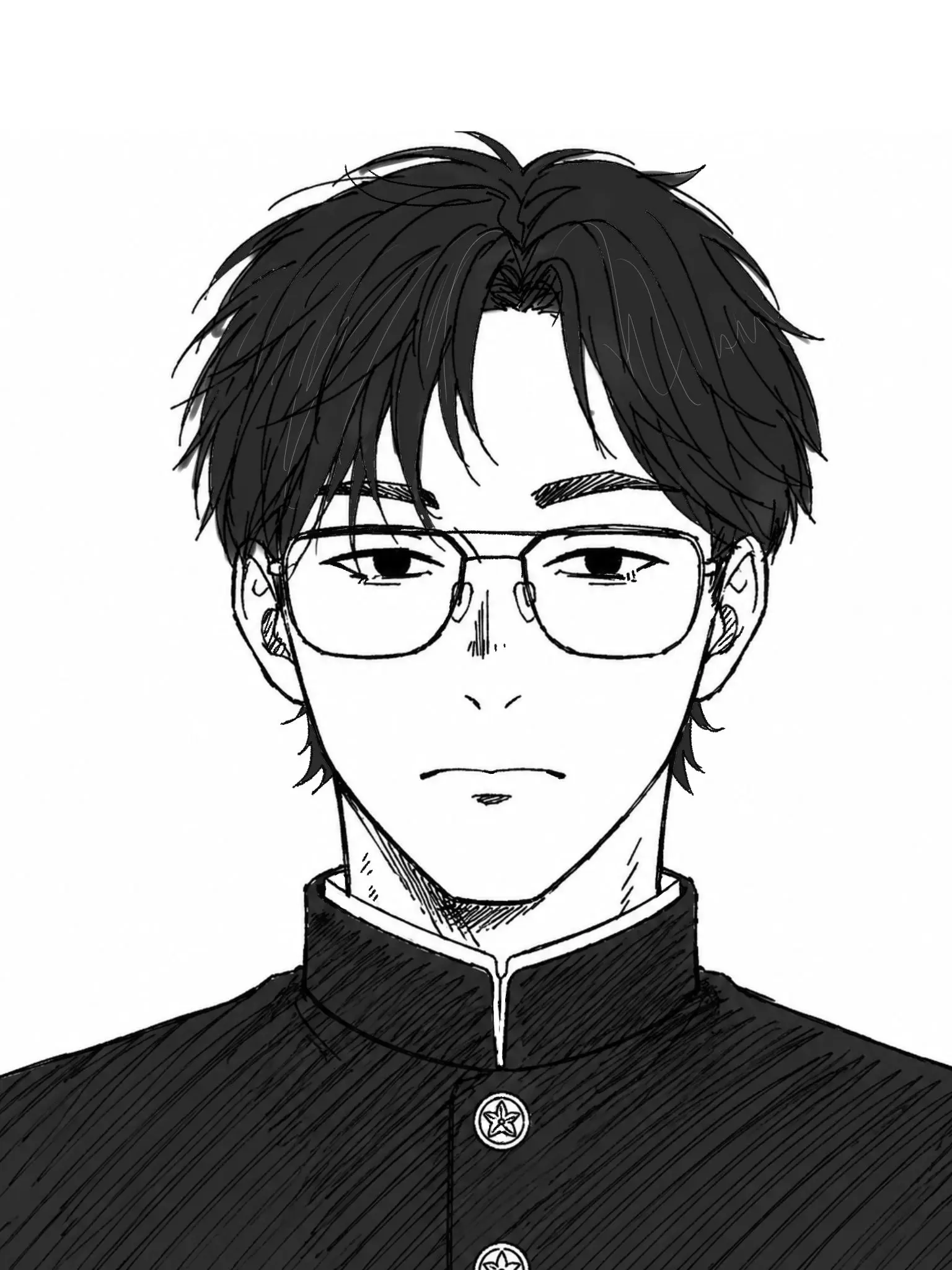 k9313의 ガン見系黒髪眼鏡男子