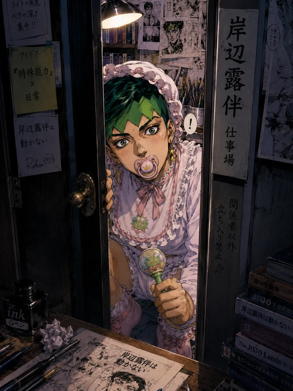 jojotyan의 こっそり赤ちゃん✗✗✗をして居る露伴先生