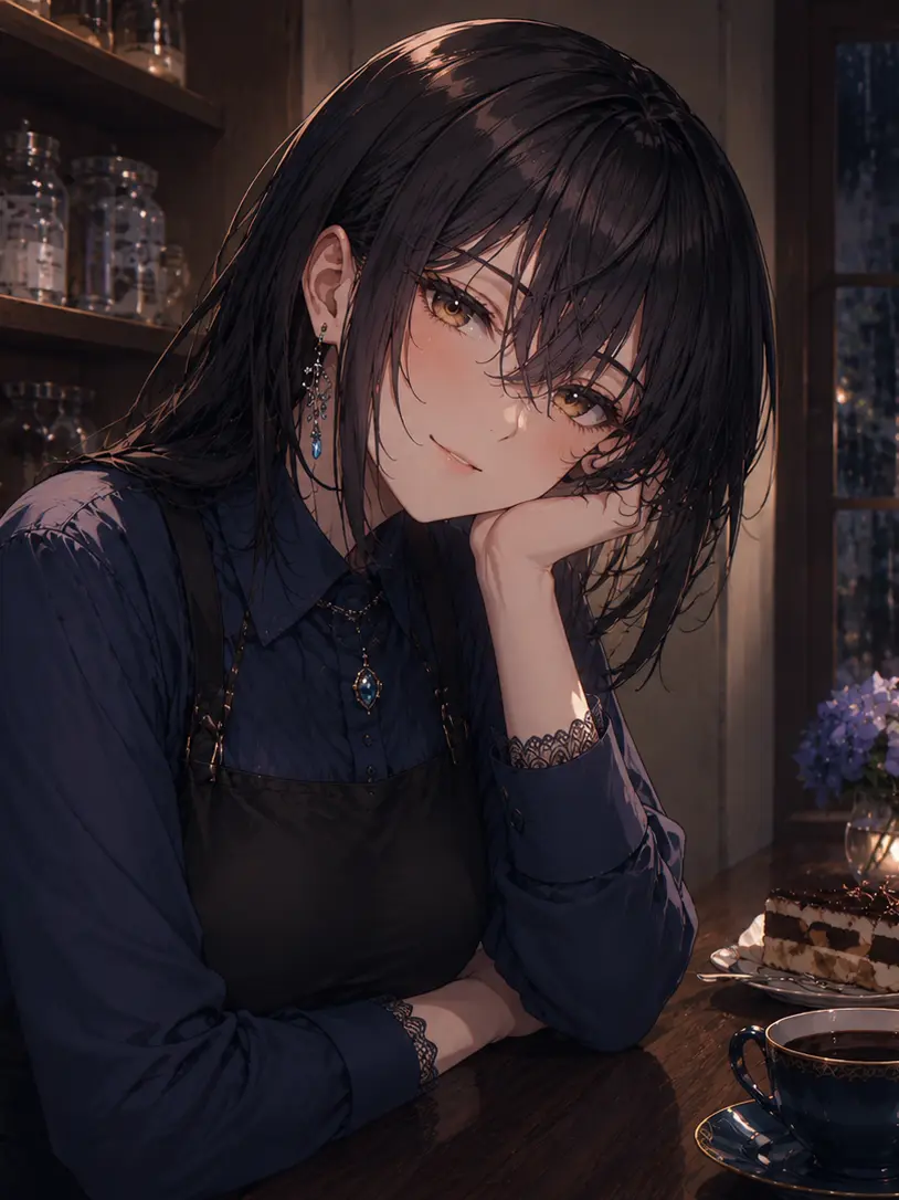 HerbalCat5247의 雨の日にだけ現れる喫茶店で甘やかされる