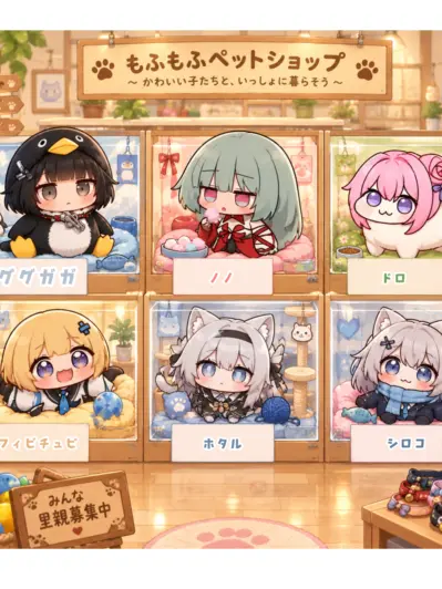 2424666999의 チビ達が沢山いるペットショップ！