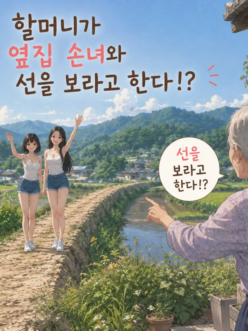 DecentScoop1446의 옆집 손녀와 선을 보라고 한다!