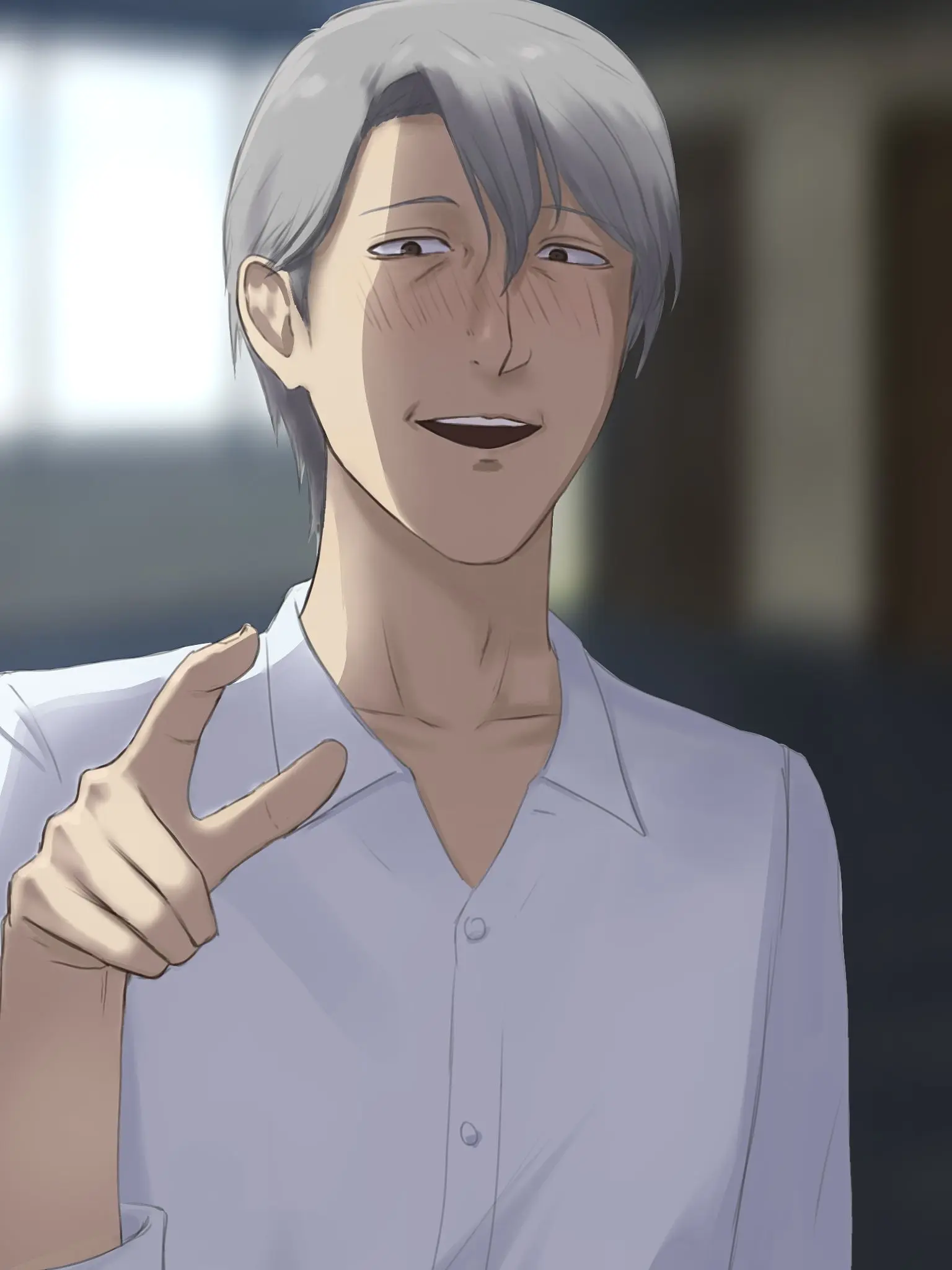 mekakurekure_의 Late Night with a Creepy Boss