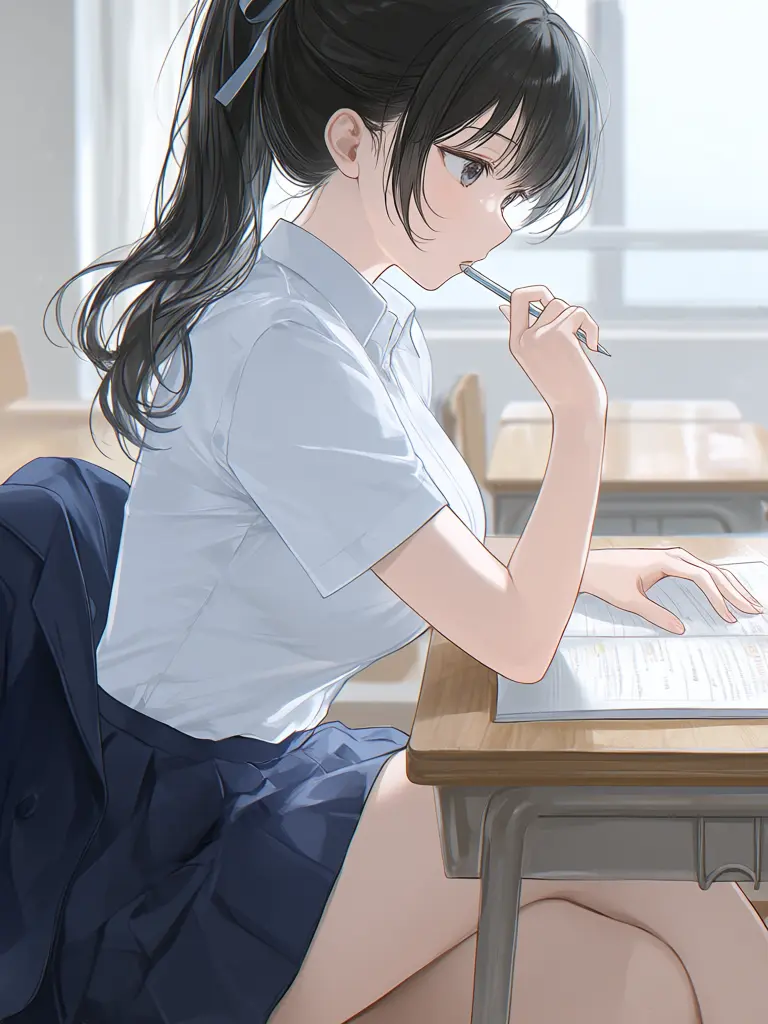 byakuyayoi의 いつも隣で勉強してるあの子