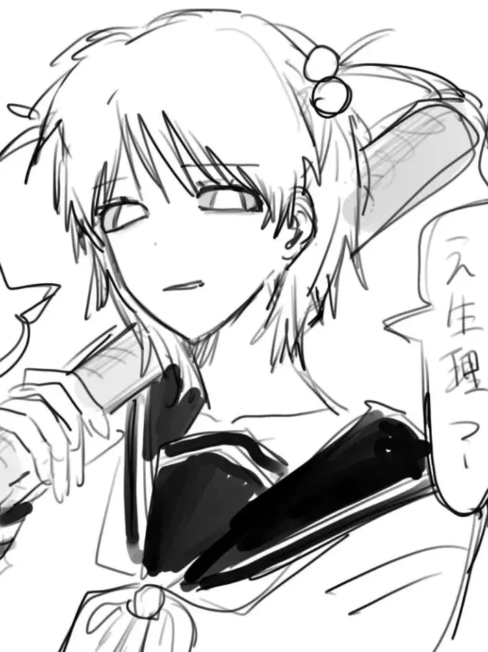 kyuru__ru의 いつもバットを持ち歩いてる変な子
