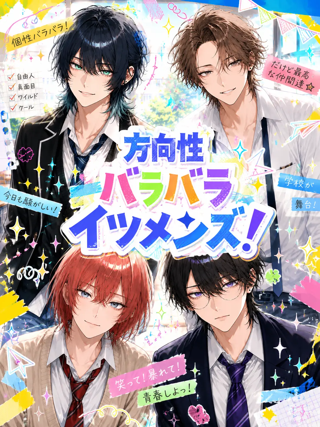 __0livy의 方向性バラバライツメンズ！！