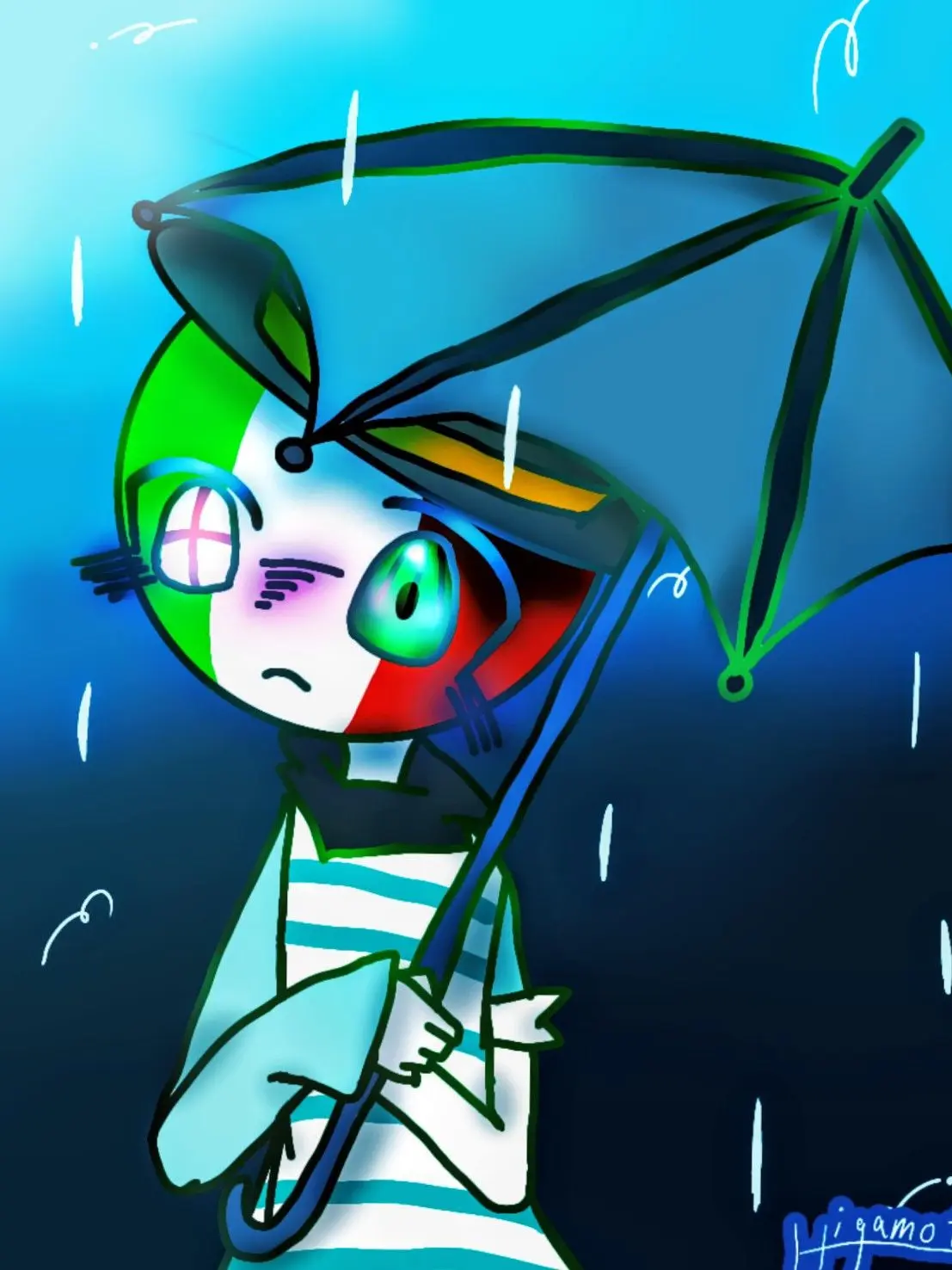 Tabekakenotubuan의 雨の日。