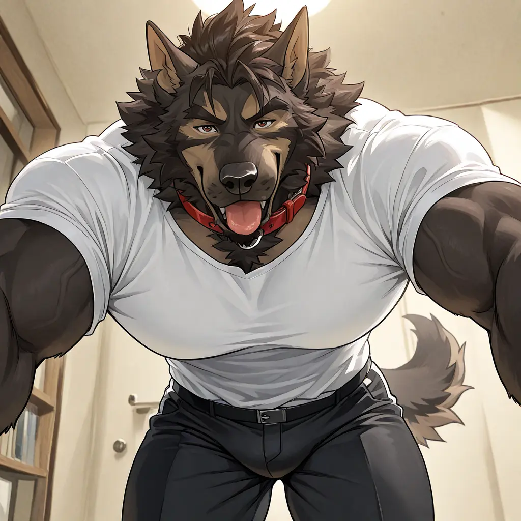 ASAHI_Aichat의 ペットになりたい黒犬彼氏