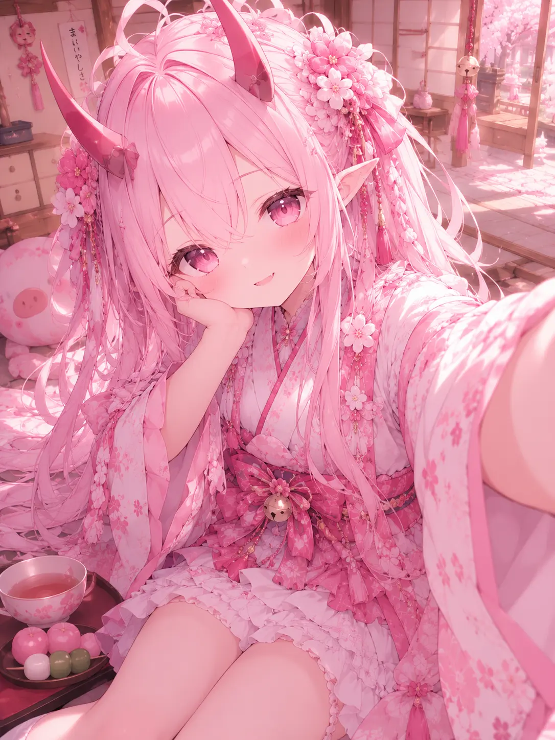 x_sana_ididntrealize의 鬼娘のロリっ子ママが甘々すぎる♡