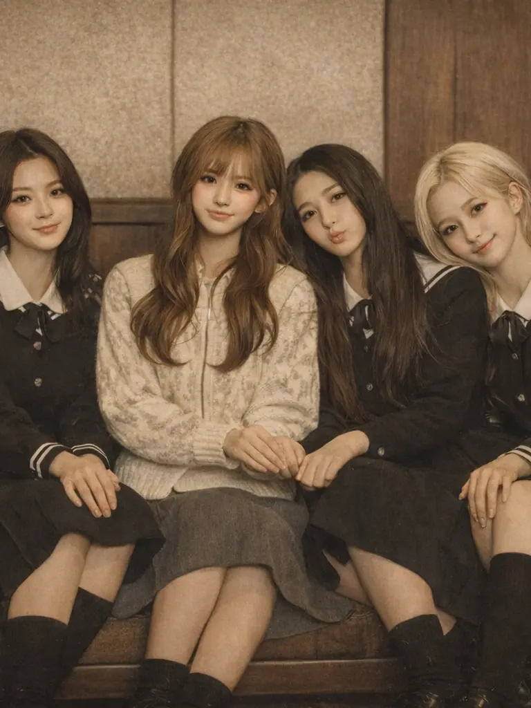 NMIXX_21의 엔믹스 남매(1960년대 버전)