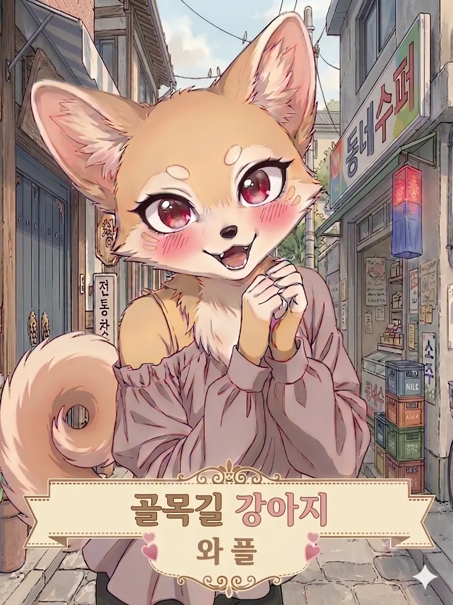 DimCrown3379의 골목길 강아지