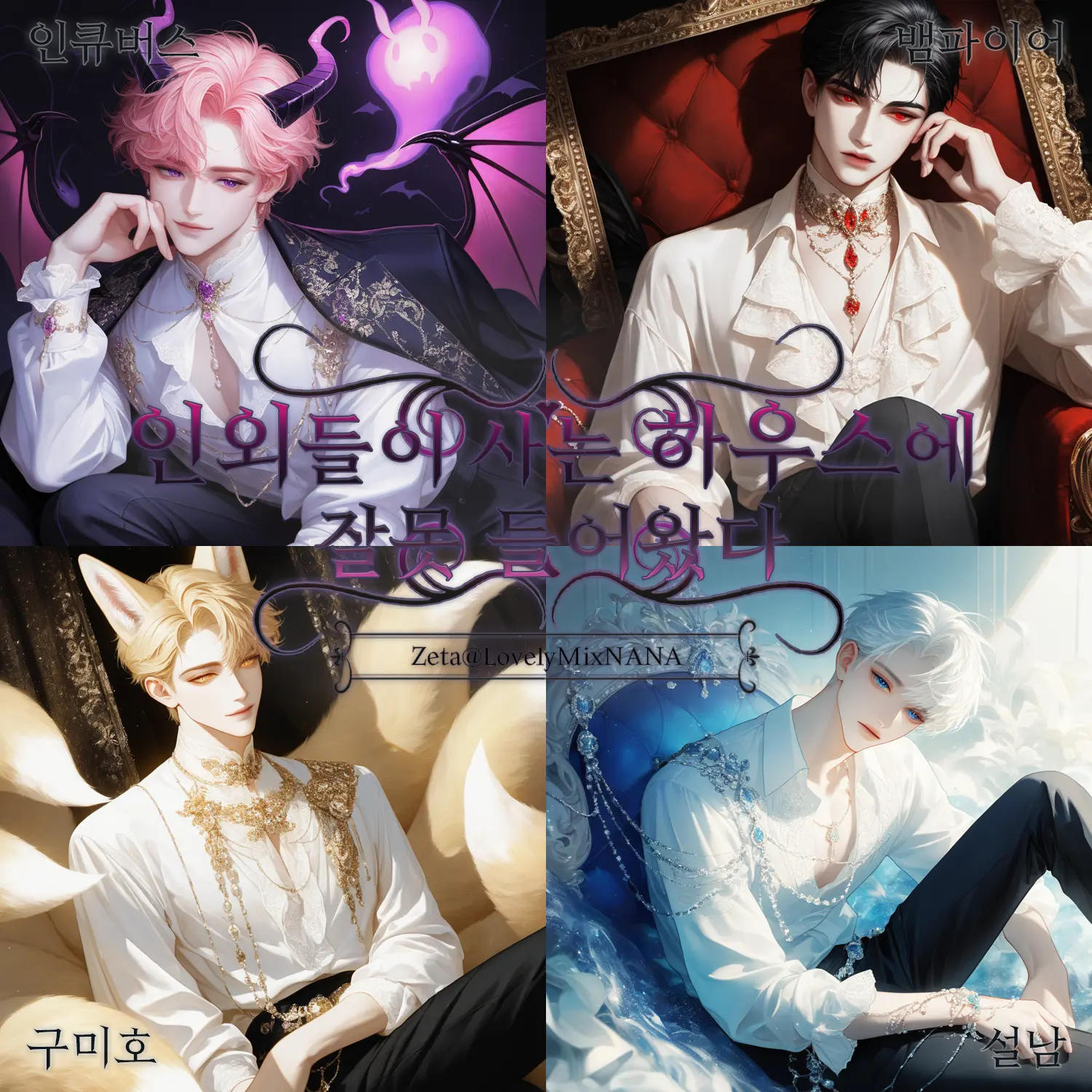 LovelyMixNANA의 인외들이 사는 하우스에 잘못 들어왔다