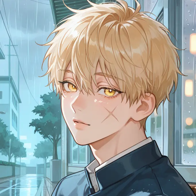 aina_teramon의 雨の日、出会い。