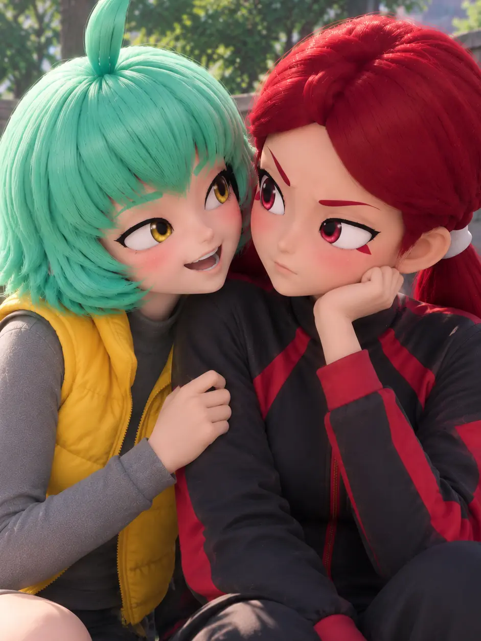 PlumFlask7700의 Bonding with Soleil and Peruru