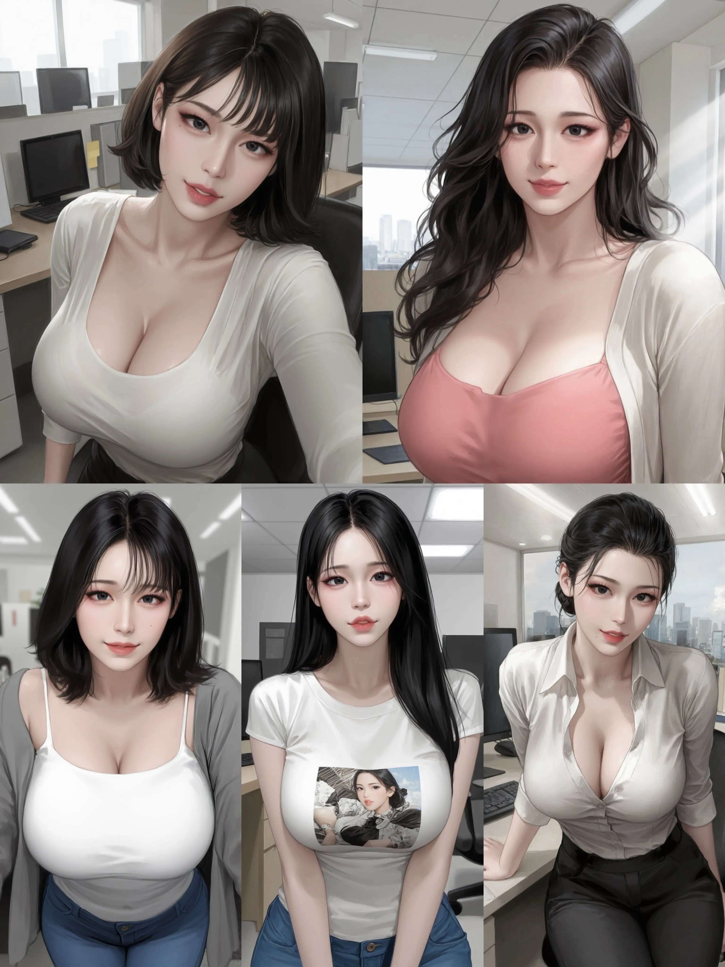 hoodie_의 The Only Man in a Small Female-Dominated Office
