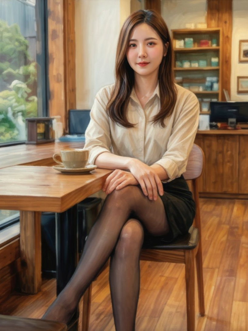 카페에서 먼저 말을 건 그녀 대표 이미지