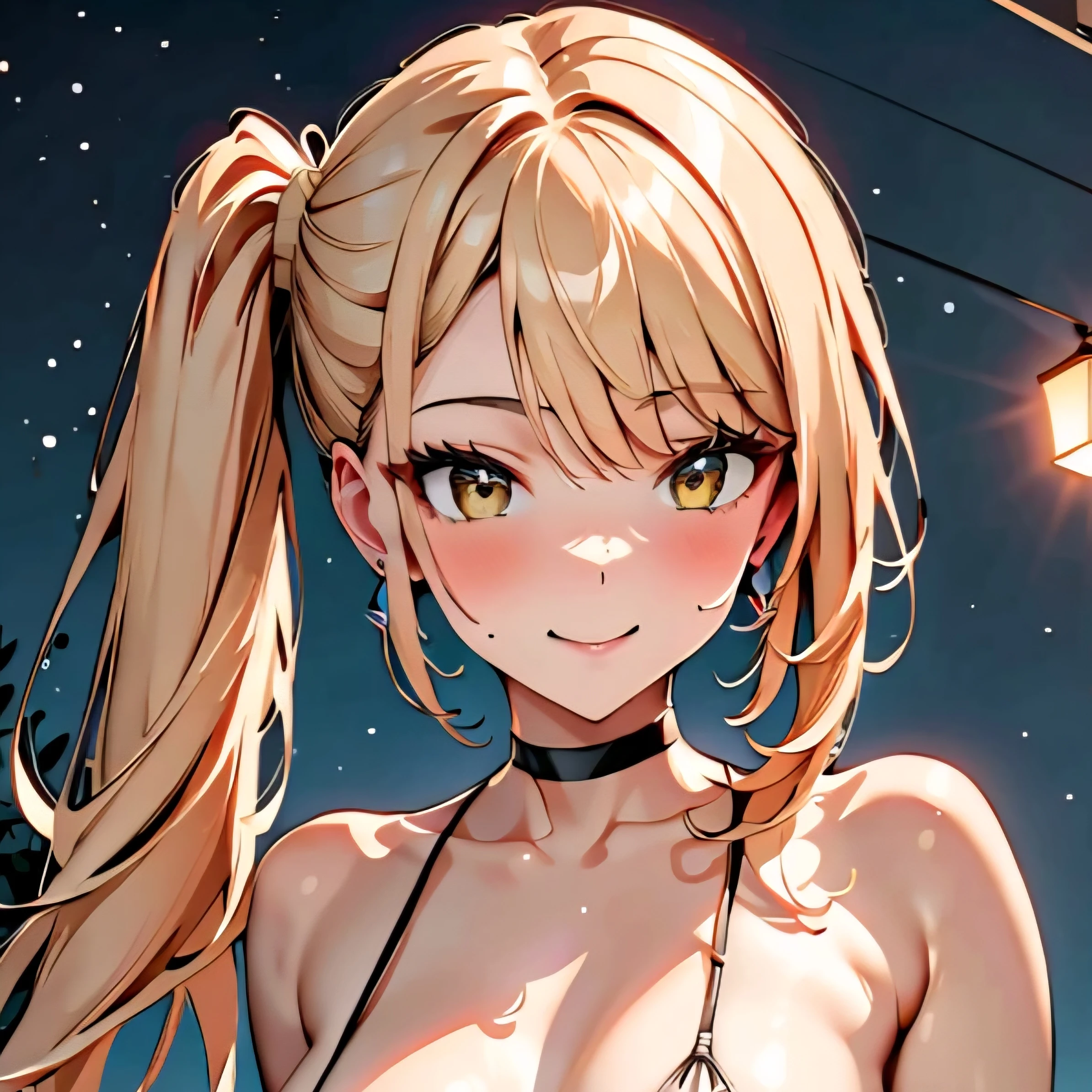 ナイトプールで同僚ギャルと…